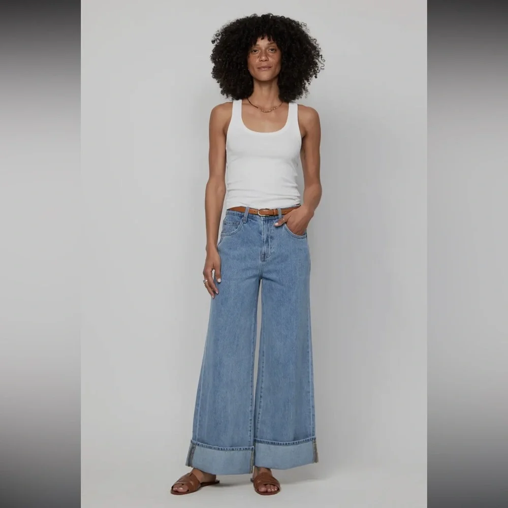 Oliver Logan | Parker Baggy Cuffed Wide-Leg | 100% Recycled Cotton AuthenticJean - Picture 2 of 14